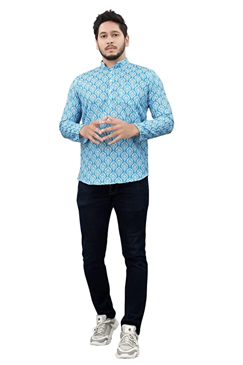 Casual Short Kurta for Men - Design 7