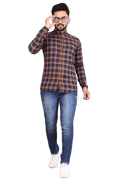Men's Checkered Slim fit Casual Shirt