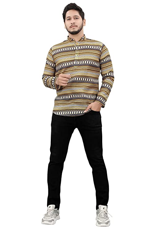 Casual Short Kurta for Men - Design 5