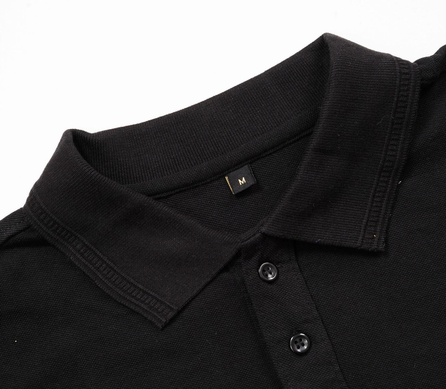 buy Cotton Polo T-shirt for Men Black online