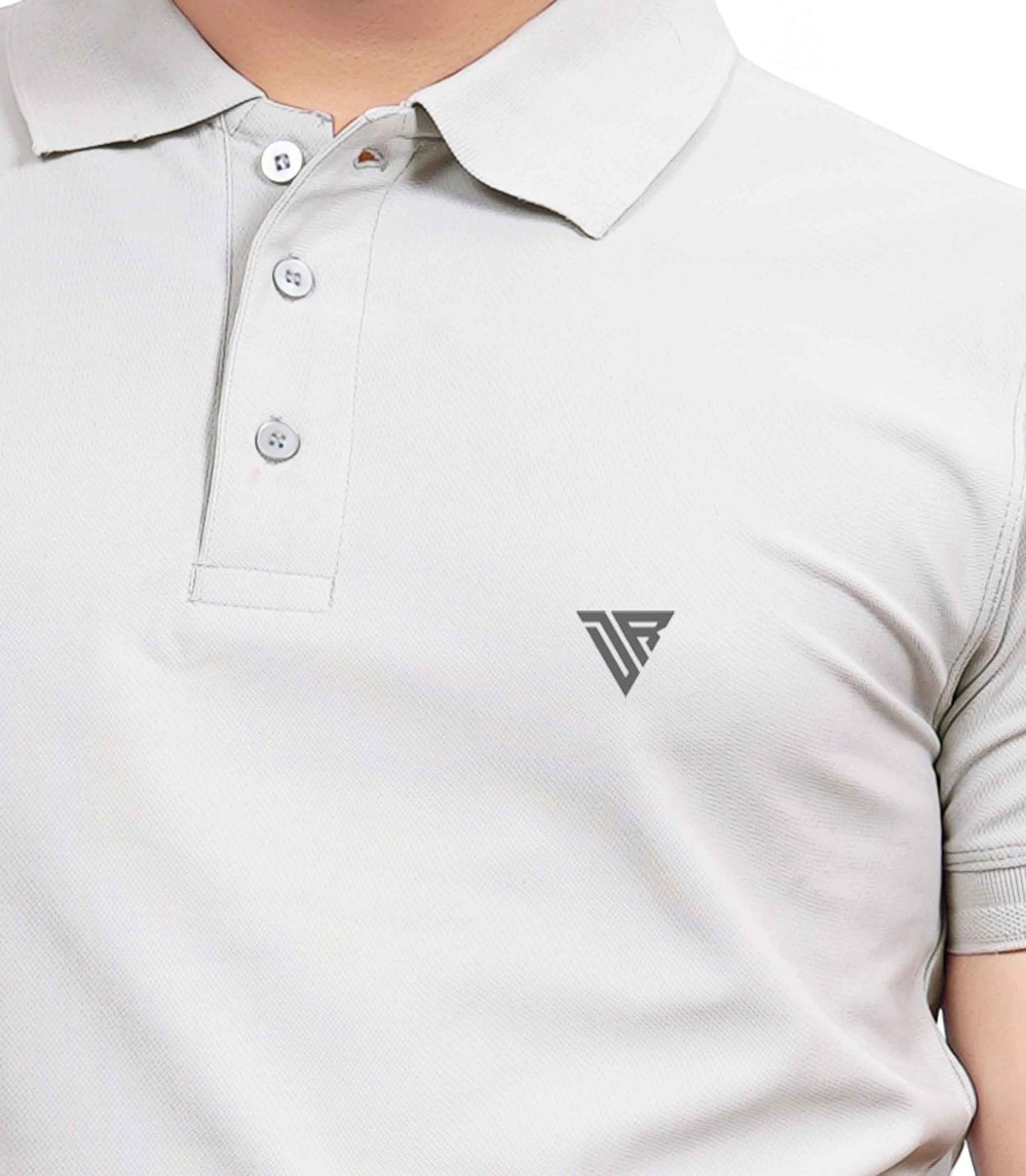Polo Knit Polo T-Shirt for Men Grey