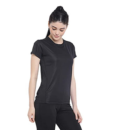 Women's Round Neck Dry Fit Gym Sports T-Shirt