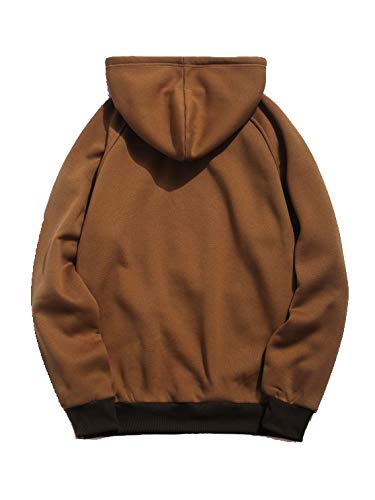 Men's Regular Fit Dont Quit Printed Cotton Hoodie