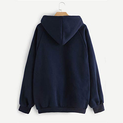 Men's Regular Fit Dont Quit Printed Cotton Hoodie