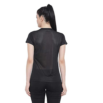 Women's Round Neck Dry Fit Gym Sports T-Shirt