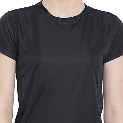 Women's Round Neck Dry Fit Gym Sports T-Shirt
