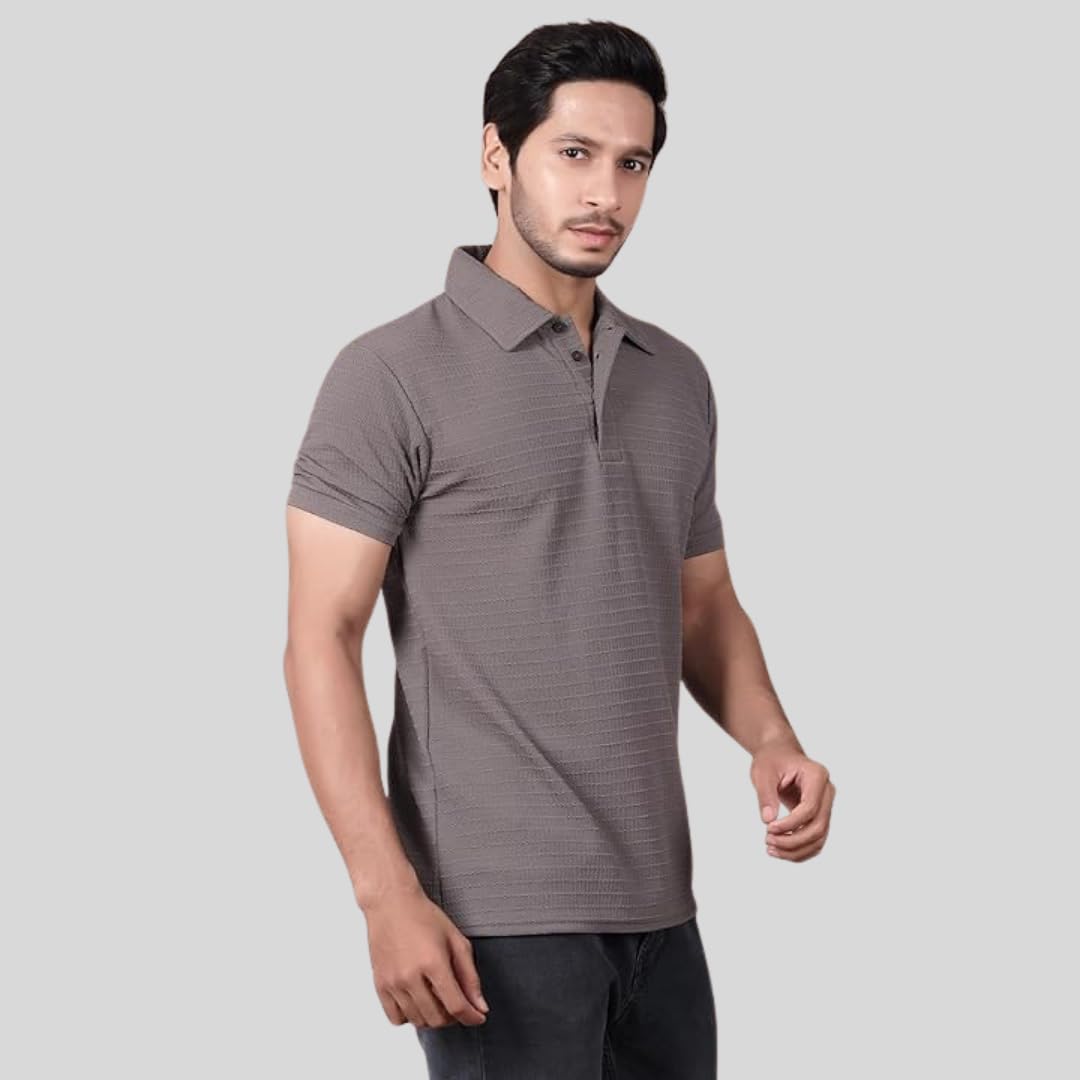 Men's Regular Fit Polo T-Shirt | Half Sleeve | Lightweight Polyester