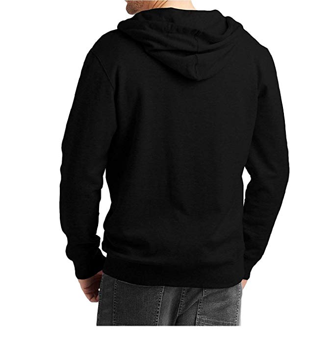 Unisex Zip Closer Plain Cotton Hoodies Sweatshirt for Men and Women
