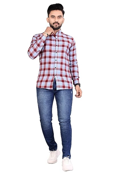 Men's Checkered Slim fit Casual Shirt