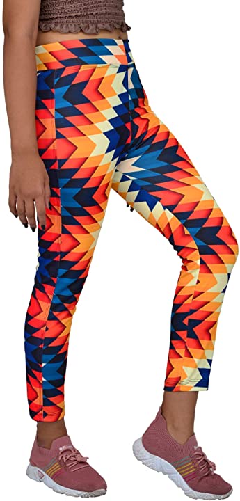 Printed Women Multicolor Tights Design 4