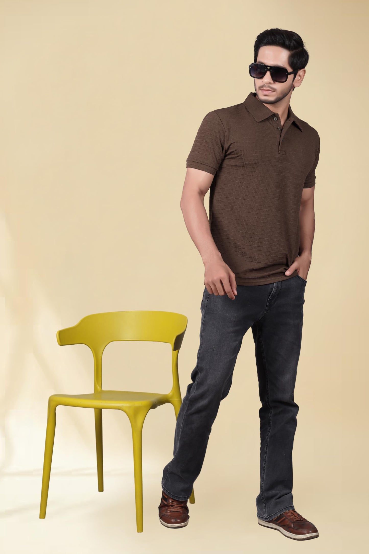 Men's Regular Fit Polo T-Shirt | Half Sleeve | Lightweight Polyester