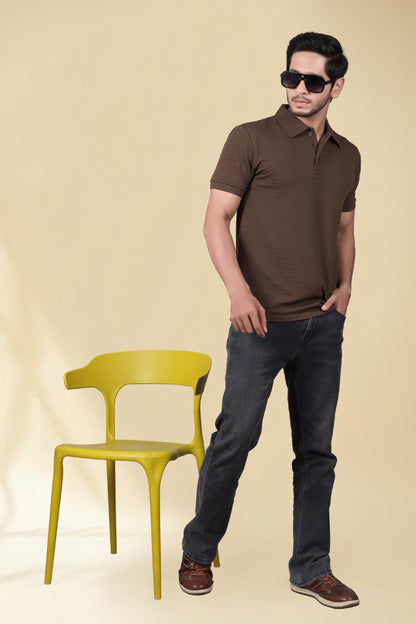 Men's Regular Fit Polo T-Shirt | Half Sleeve | Lightweight Polyester