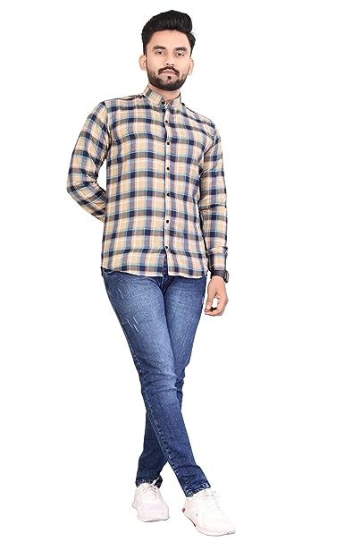 Men's Checkered Slim fit Casual Shirt