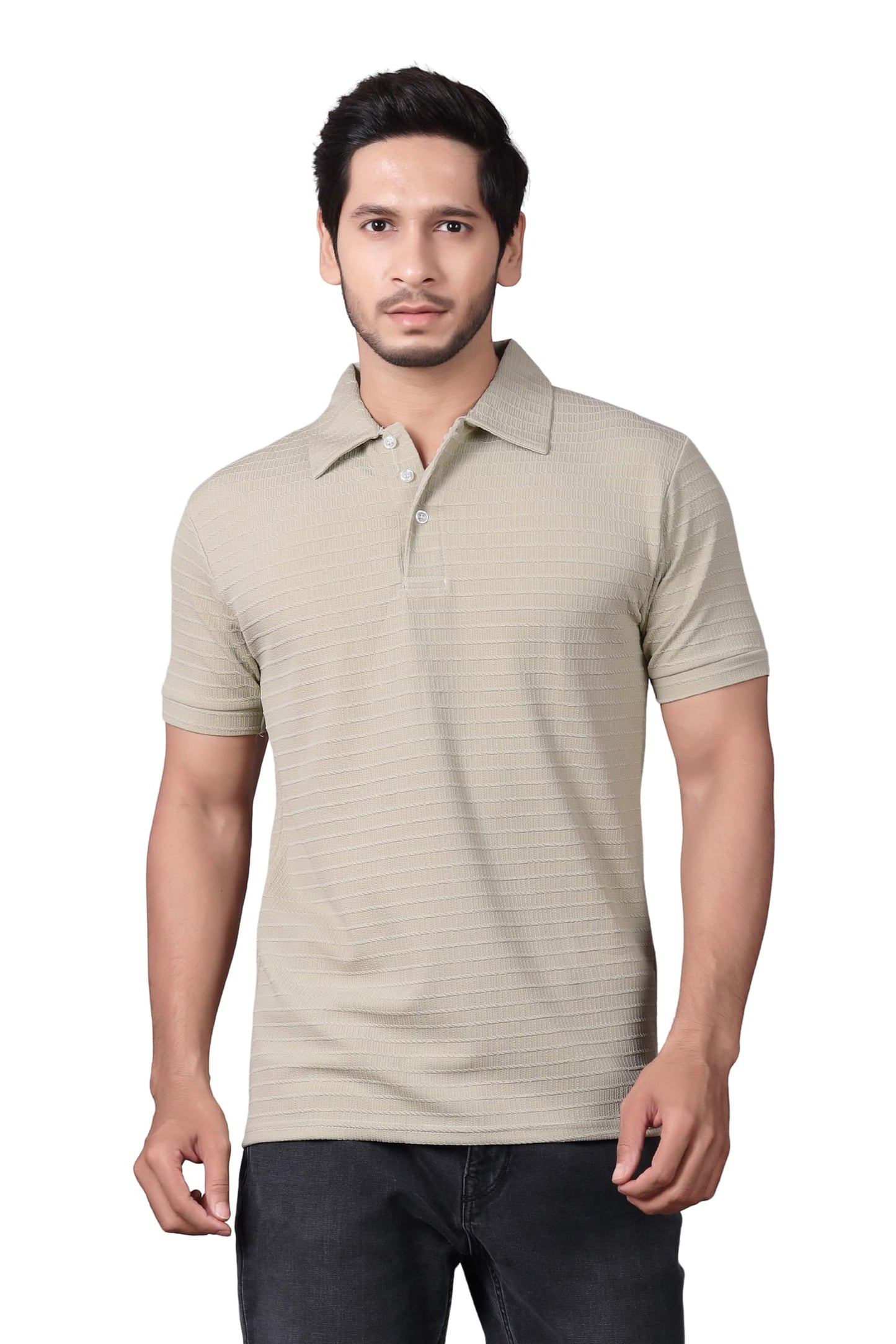 Men's Regular Fit Polo T-Shirt | Half Sleeve | Lightweight Polyester
