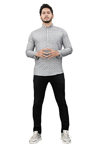 Casual Short Kurta for Men - Design 4
