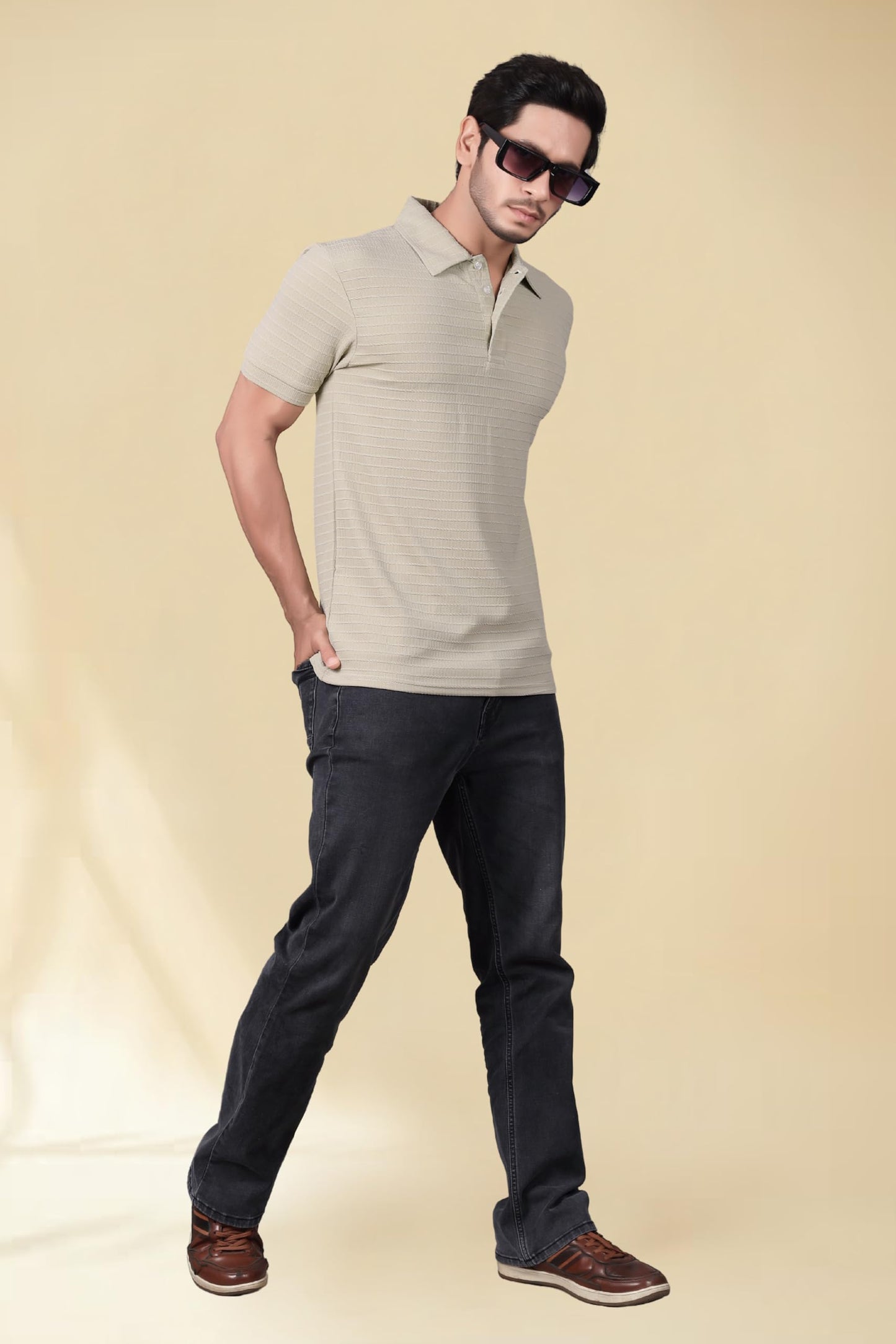 Men's Regular Fit Polo T-Shirt | Half Sleeve | Lightweight Polyester