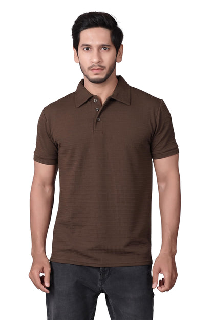 Men's Regular Fit Polo T-Shirt | Half Sleeve | Lightweight Polyester