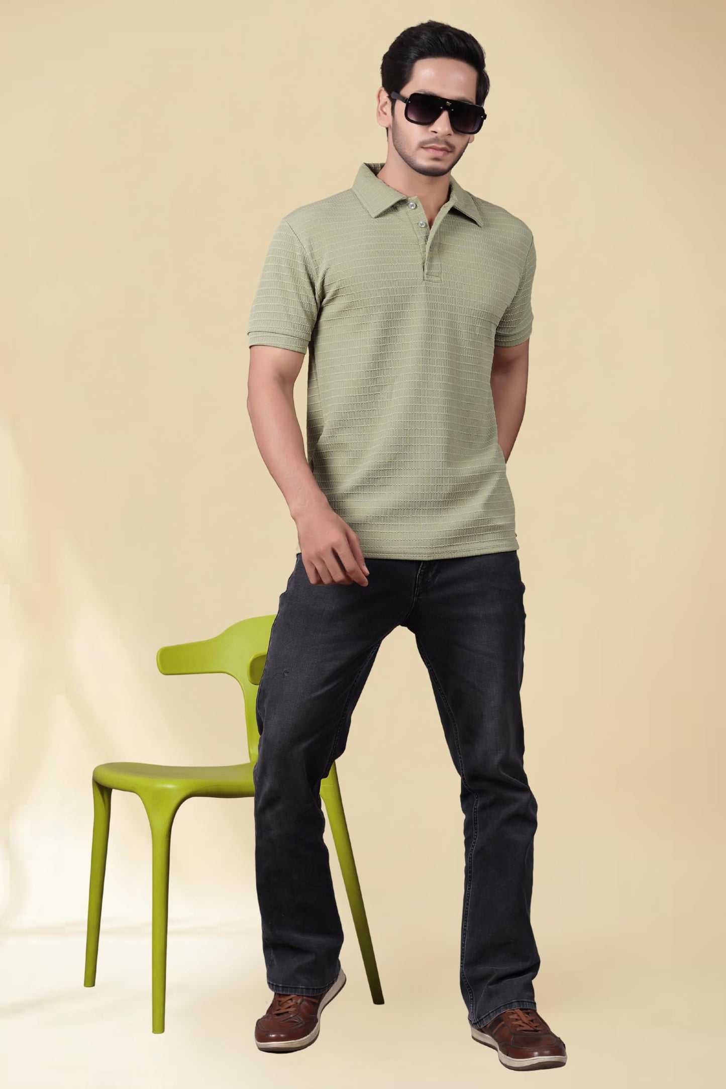 Men's Regular Fit Polo T-Shirt | Half Sleeve | Lightweight Polyester