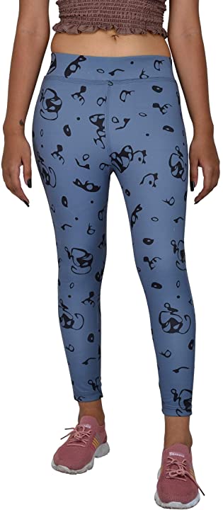 Printed Women Multicolor Tights Design 5
