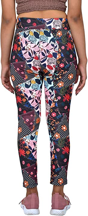 Printed Women Multicolor Tights Design 10
