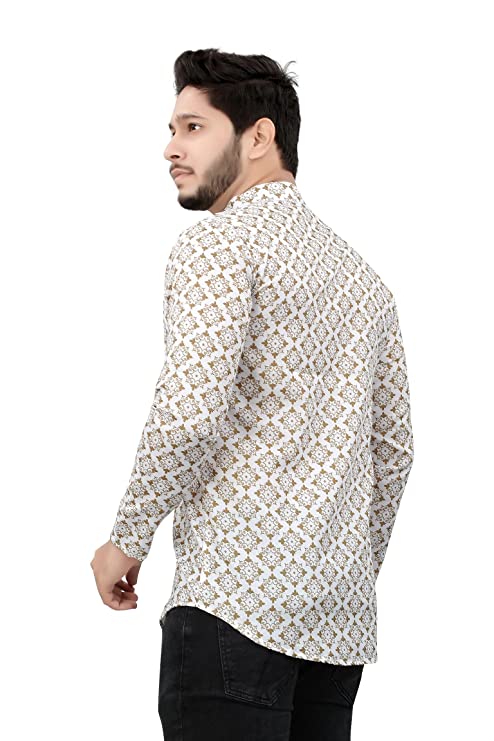 Casual Short Kurta for Men - Design 10