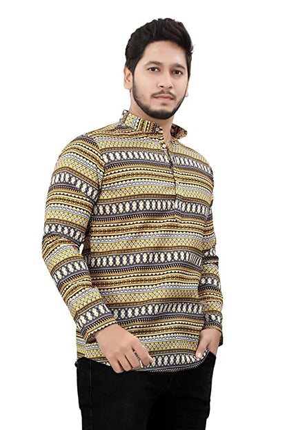 Casual Short Kurta for Men - Design 5