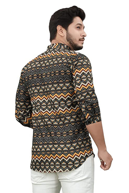 Casual Short Kurta for Men - Design 15