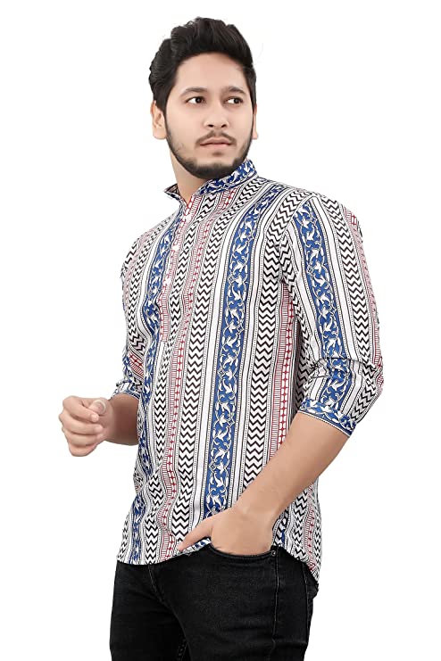 Casual Short Kurta for Men - Design 9