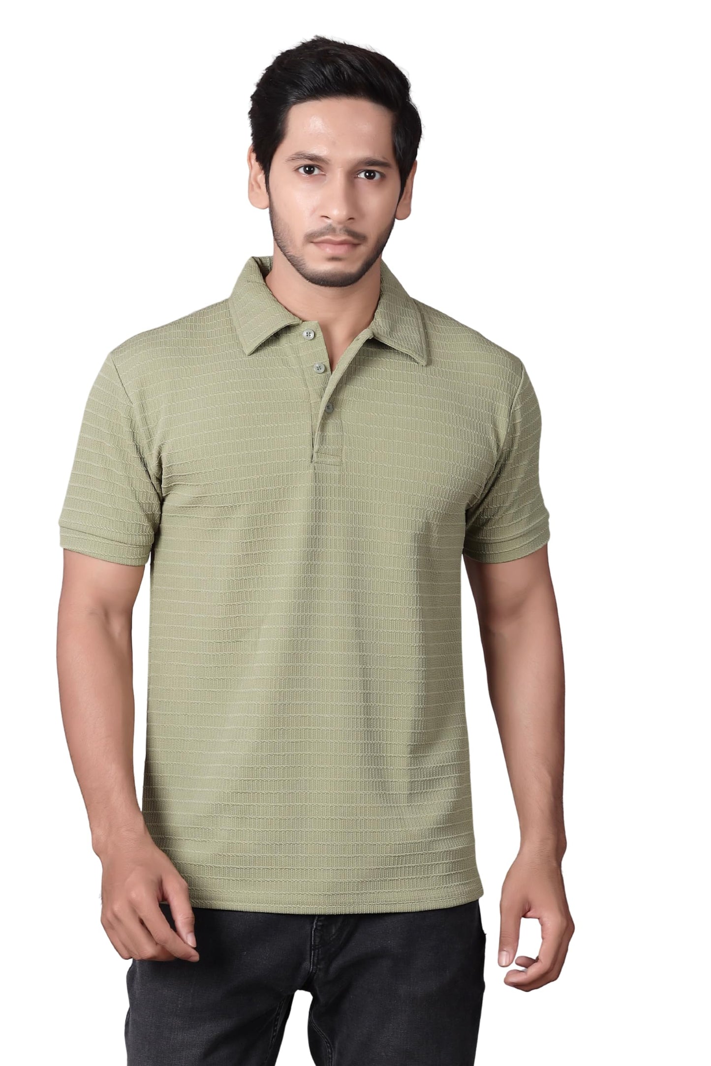 Men's Regular Fit Polo T-Shirt | Half Sleeve | Lightweight Polyester