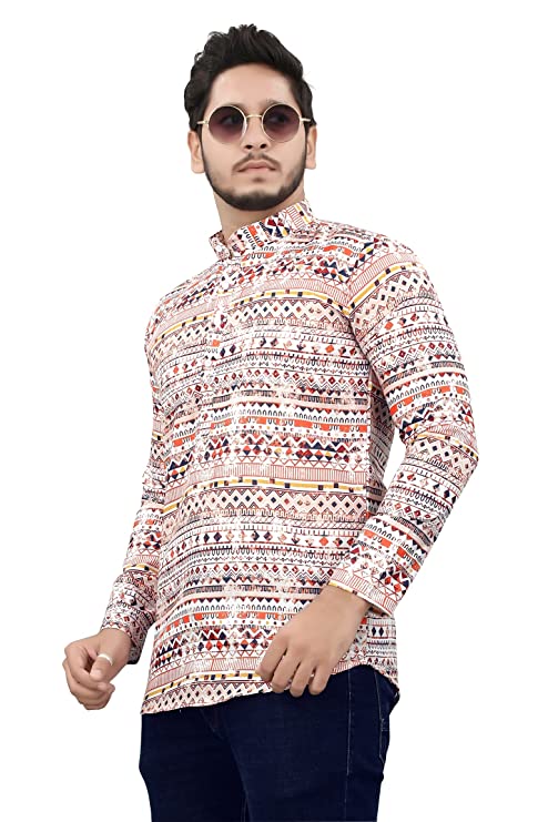 Casual Short Kurta for Men - Design 6