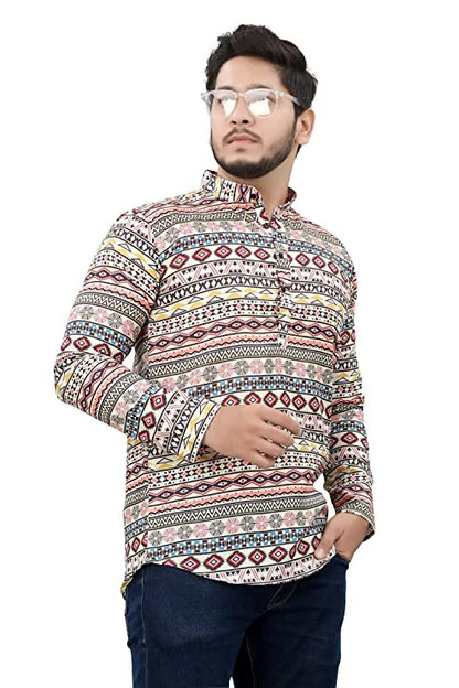 Casual Short Kurta for Men - Design 1