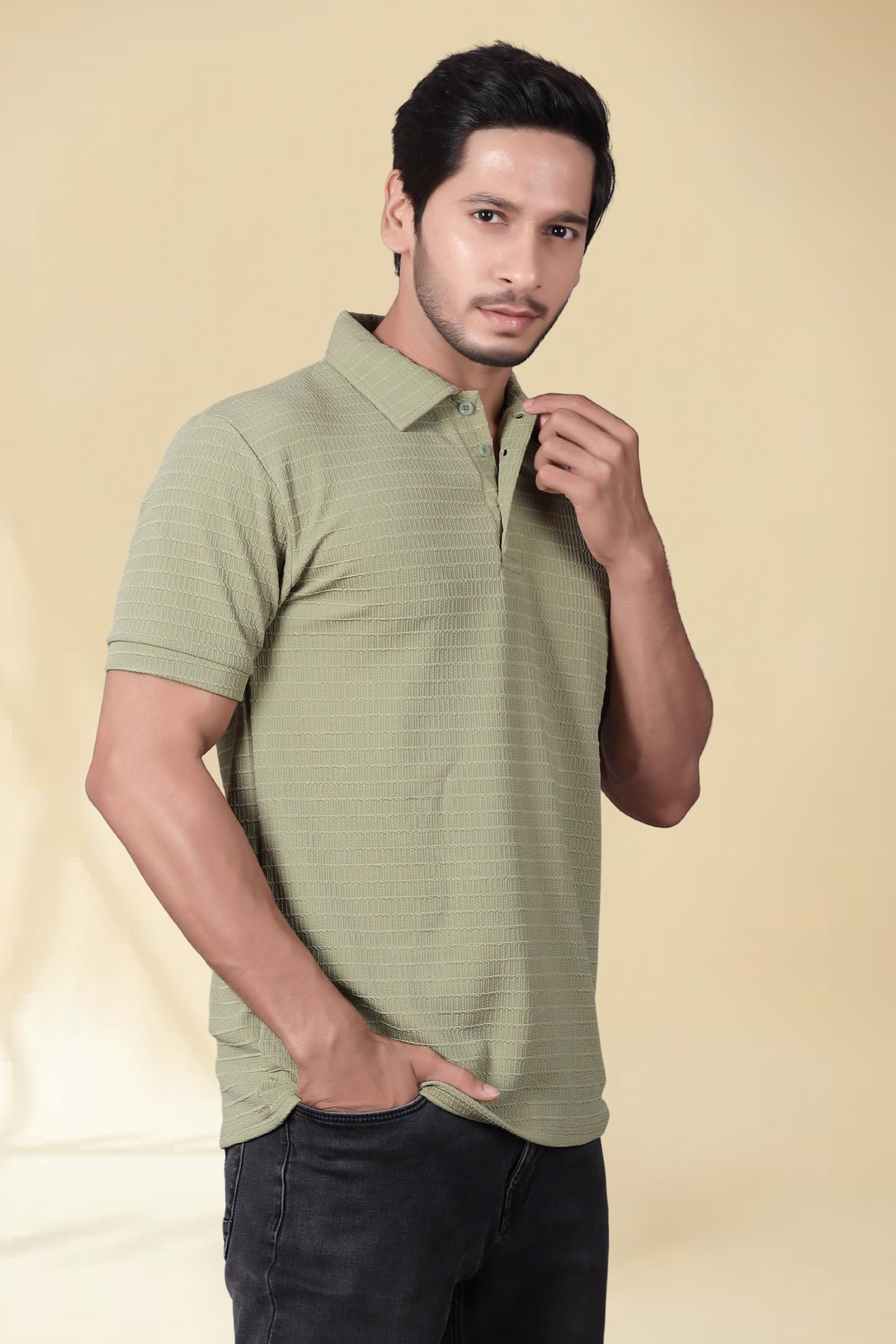 Men's Regular Fit Polo T-Shirt | Half Sleeve | Lightweight Polyester