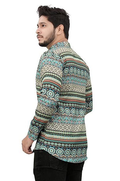 Casual Short Kurta for Men - Design 3