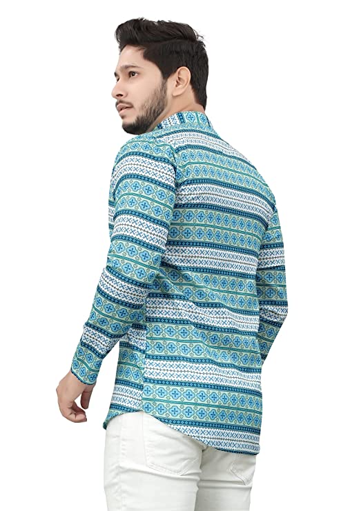 Casual Short Kurta for Men - Design 14