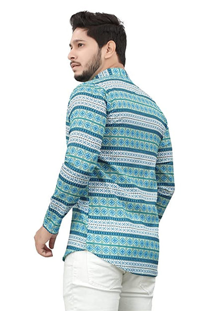 Casual Short Kurta for Men - Design 14