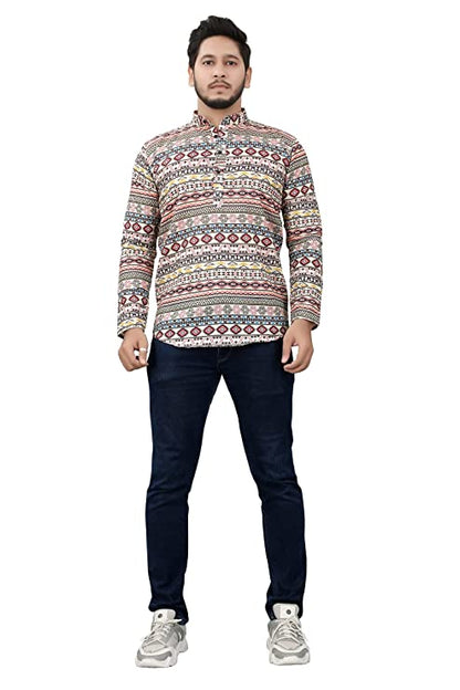 Casual Short Kurta for Men - Design 1