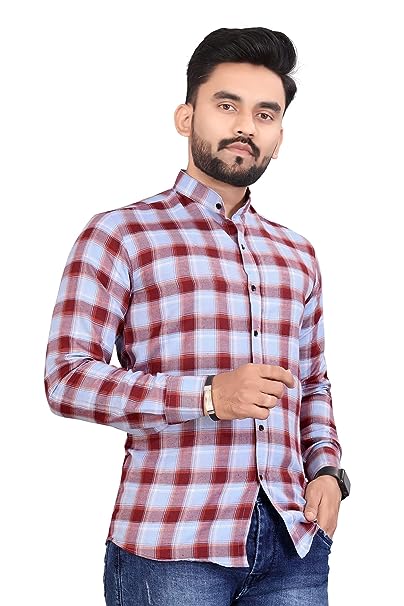 Men's Checkered Slim fit Casual Shirt