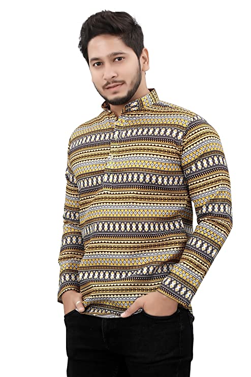 Casual Short Kurta for Men - Design 5