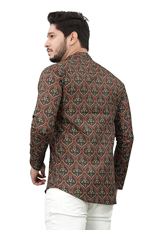 Casual Short Kurta for Men - Design 13
