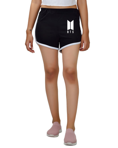 Womens or Girls Cotton BTS Short
