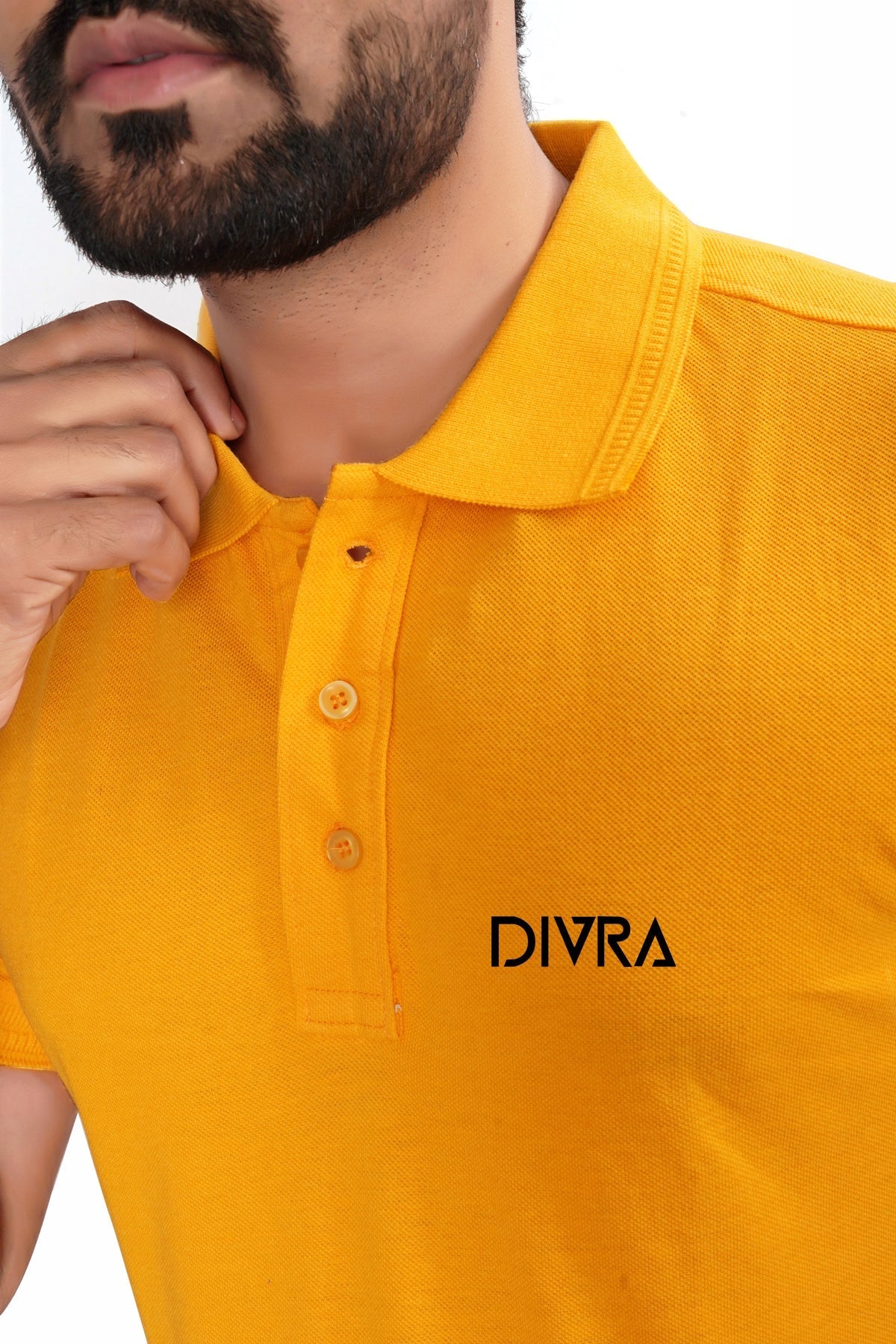 Buy Cotton Polo T-shirt for Men Mustard Yellow online