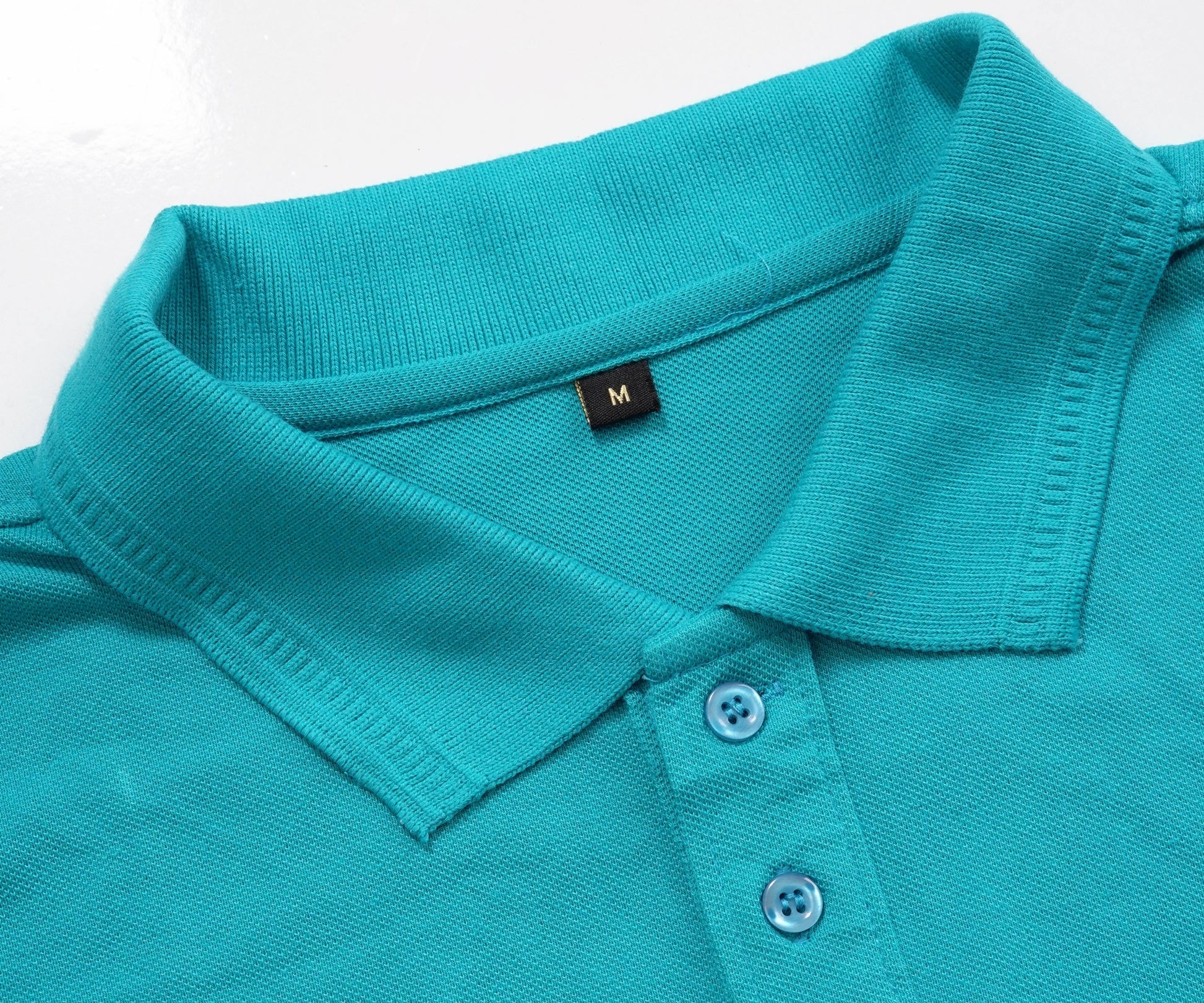 Buy Cotton Polo T-shirt for Men Turquoise Blue online