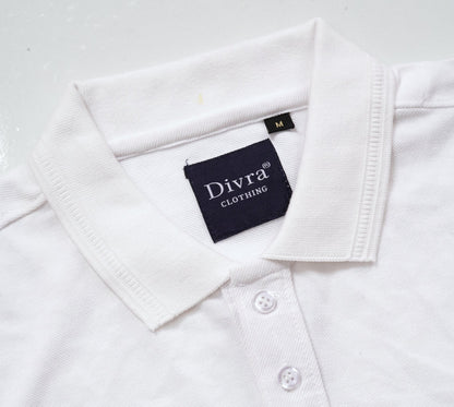 Buy Cotton Polo T-shirt for Men White online