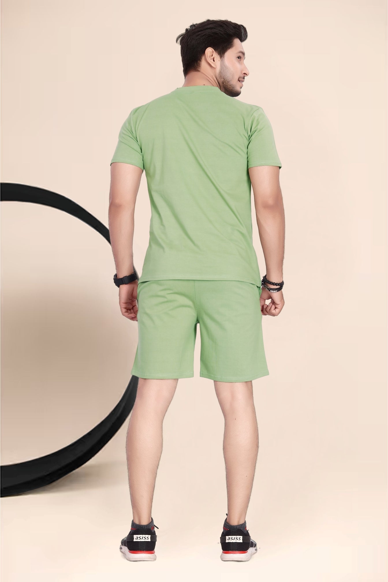 Buy Cotton Printed Night Suit for Men Pista online