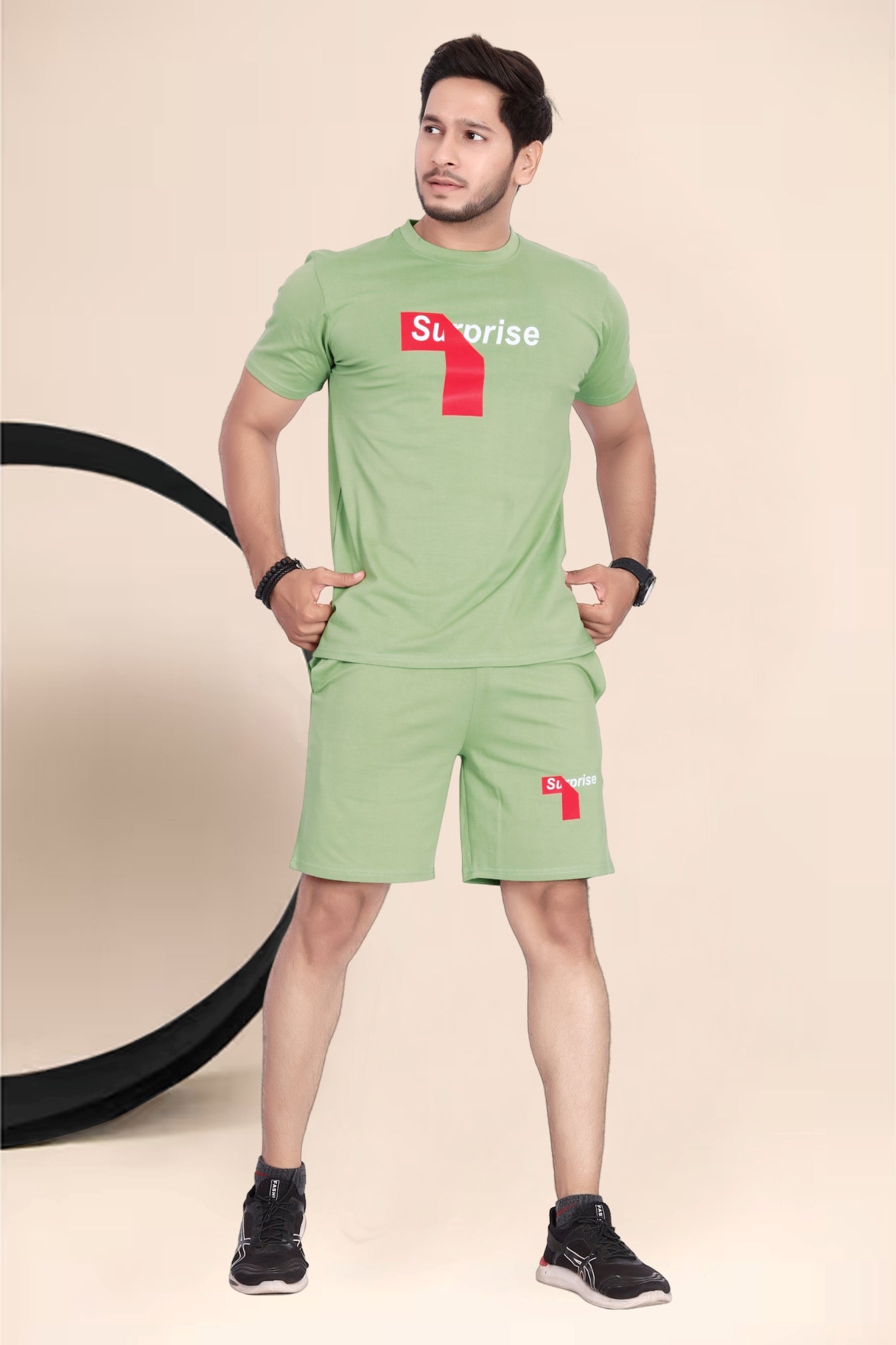 Buy Cotton Printed Night Suit for Men Pista online