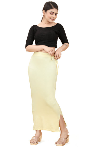 Buy Cotton Saree Shapewear for Women Cream online