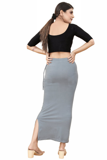 Buy Cotton Saree Shapewear for Women Grey online