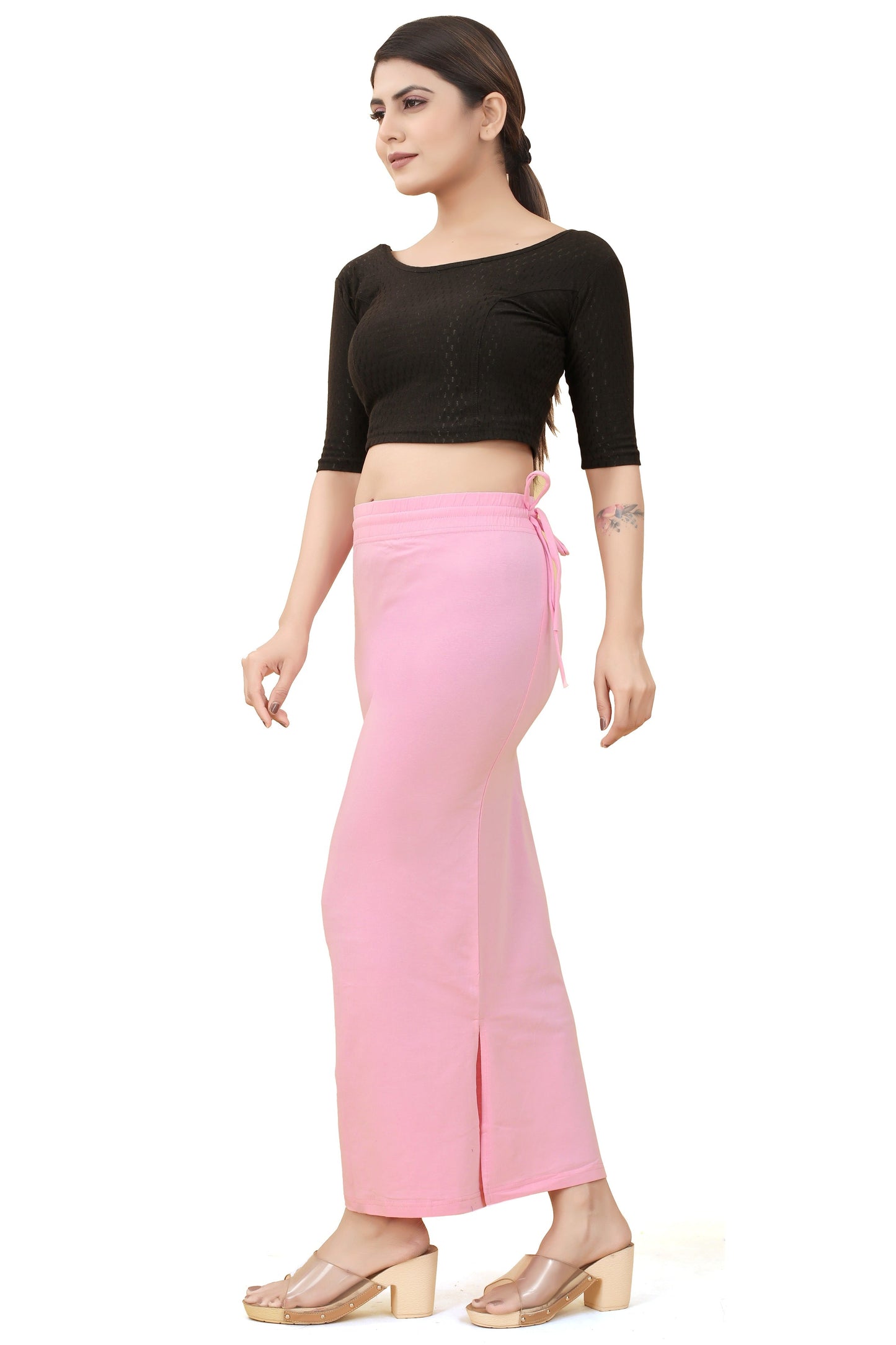 Buy Cotton Saree Shapewear for Women Pink online