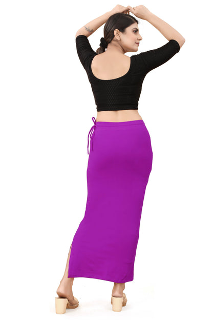 Buy Cotton Saree Shapewear for Women Purple online