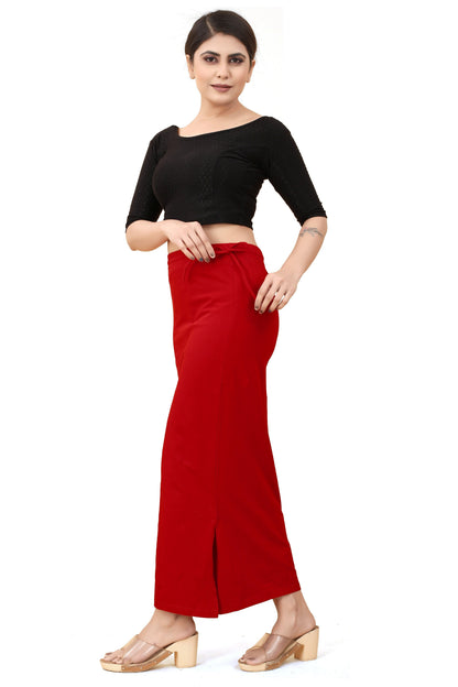 Buy Cotton Saree Shapewear for Women Red online